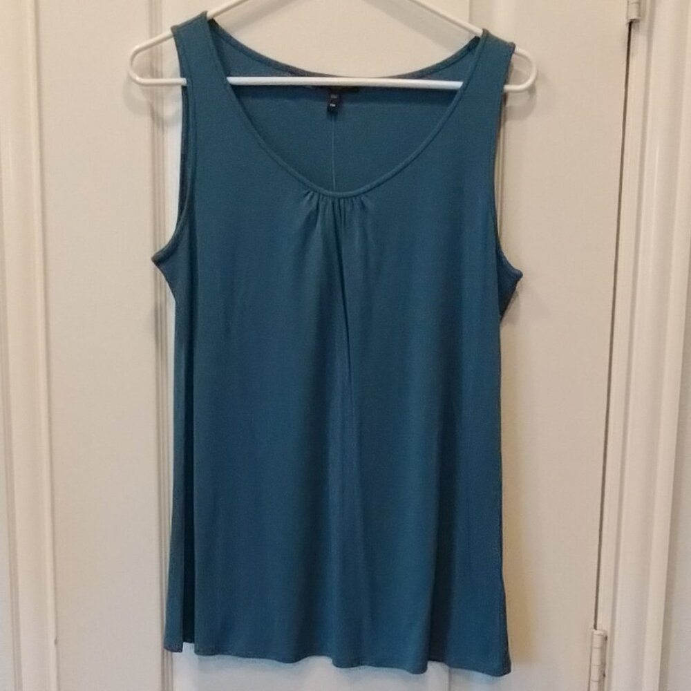 Eileen Fisher Deep Blue Sleeveless Top